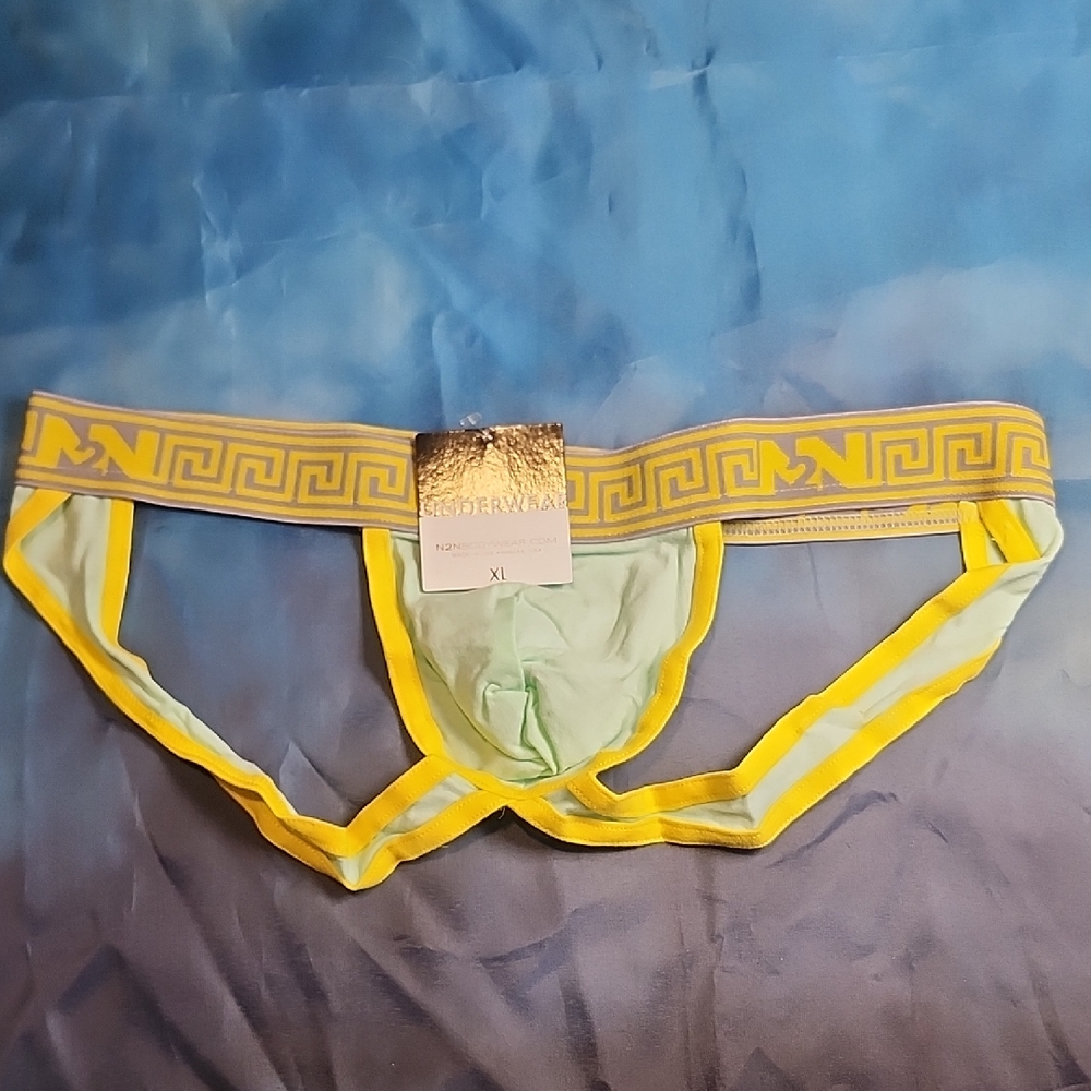 N2N Spartan Yellow Green Jock